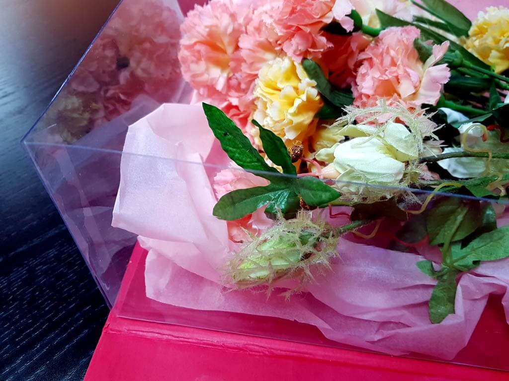 Cutie rigida de lux pentru flori - 8