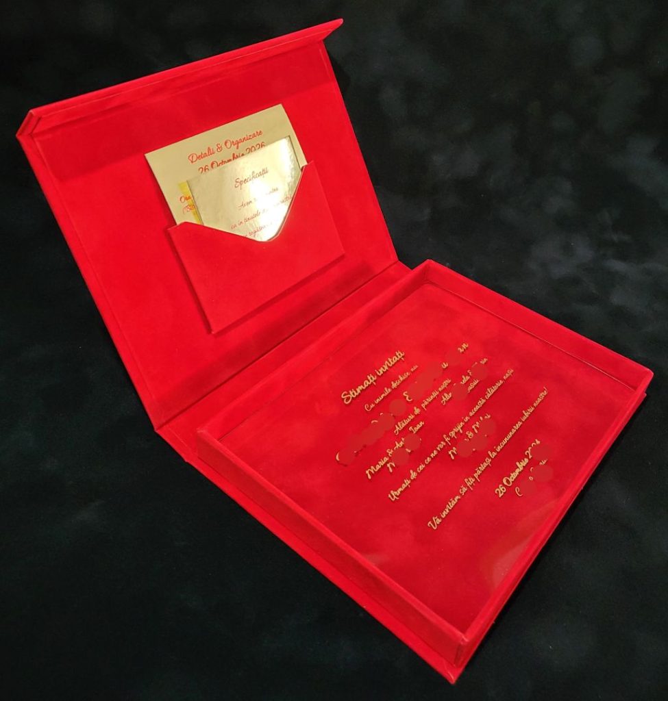 6342-Cutie invitatie nunta rosie dt1